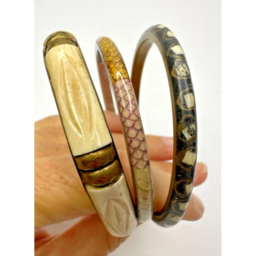 Source Unknown brass bangles